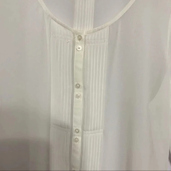 RW&CO white retro style 3/4 sleeves tunic Sz S/P - Picture 3 of 11